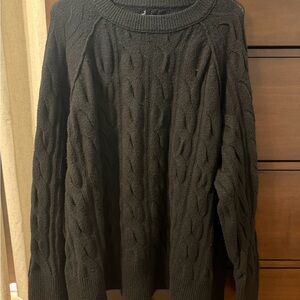 Aerie cable knit sweater XL